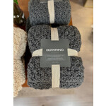 Charcoal Avanti Waffle Knit 50" x 60"  Throw