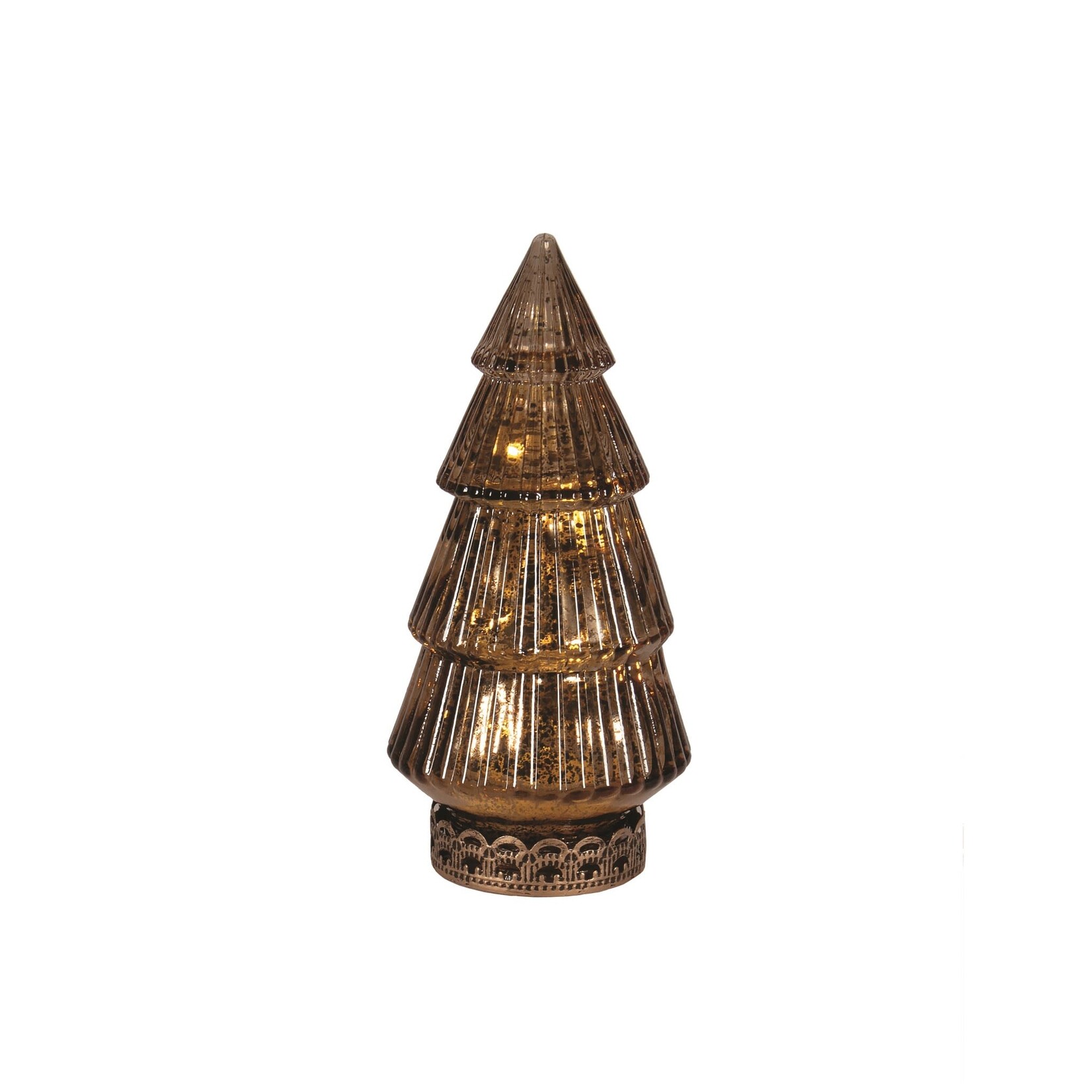 Brown glass tree - 6.25"