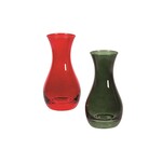 Glass Bud Vase – Red or Green