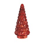 Red Glass LED Tree