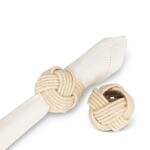 Jute Braided Napkin - White
