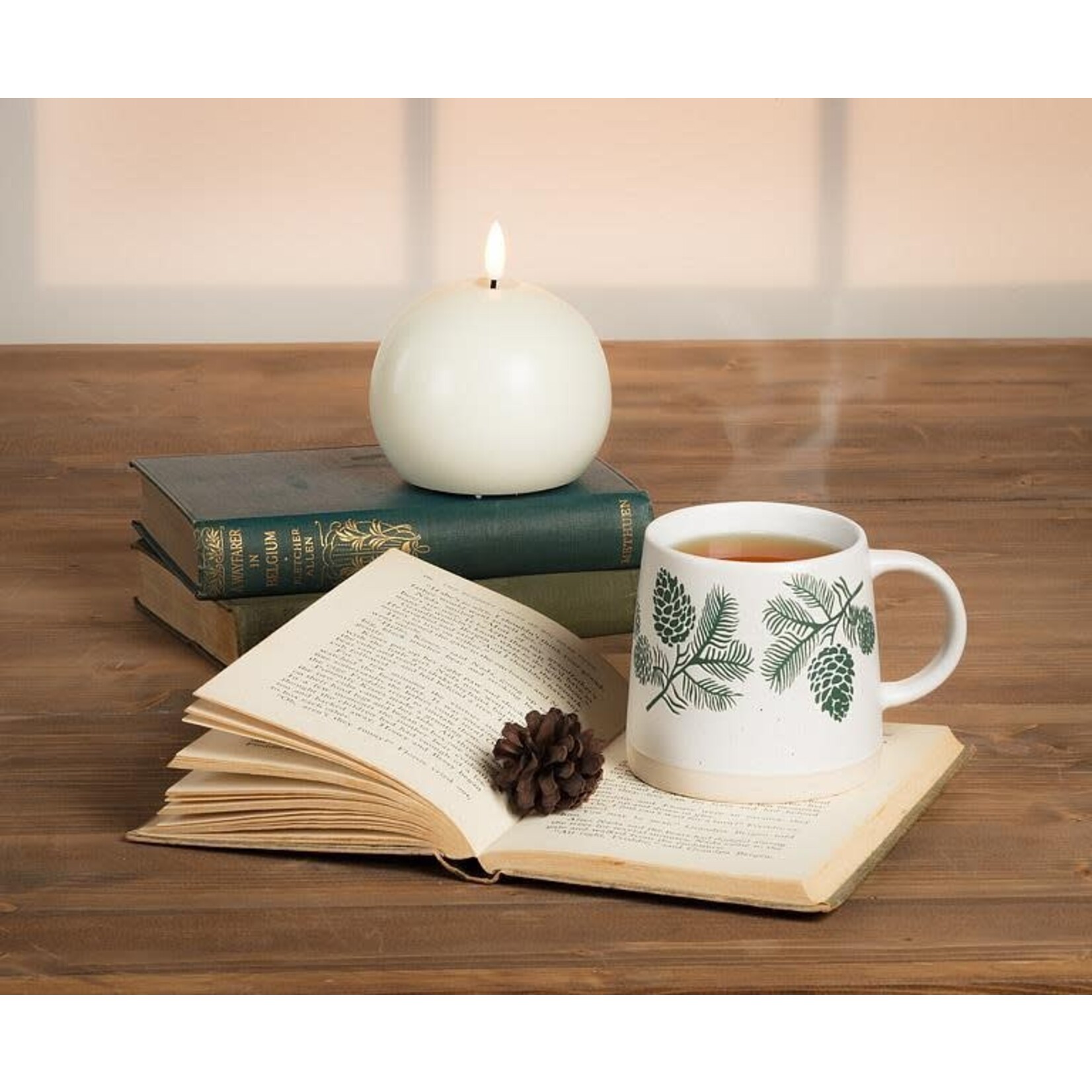 Green Pinecone Mug