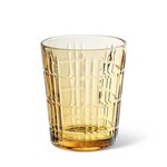 Panel Facet Tumbler - Amber