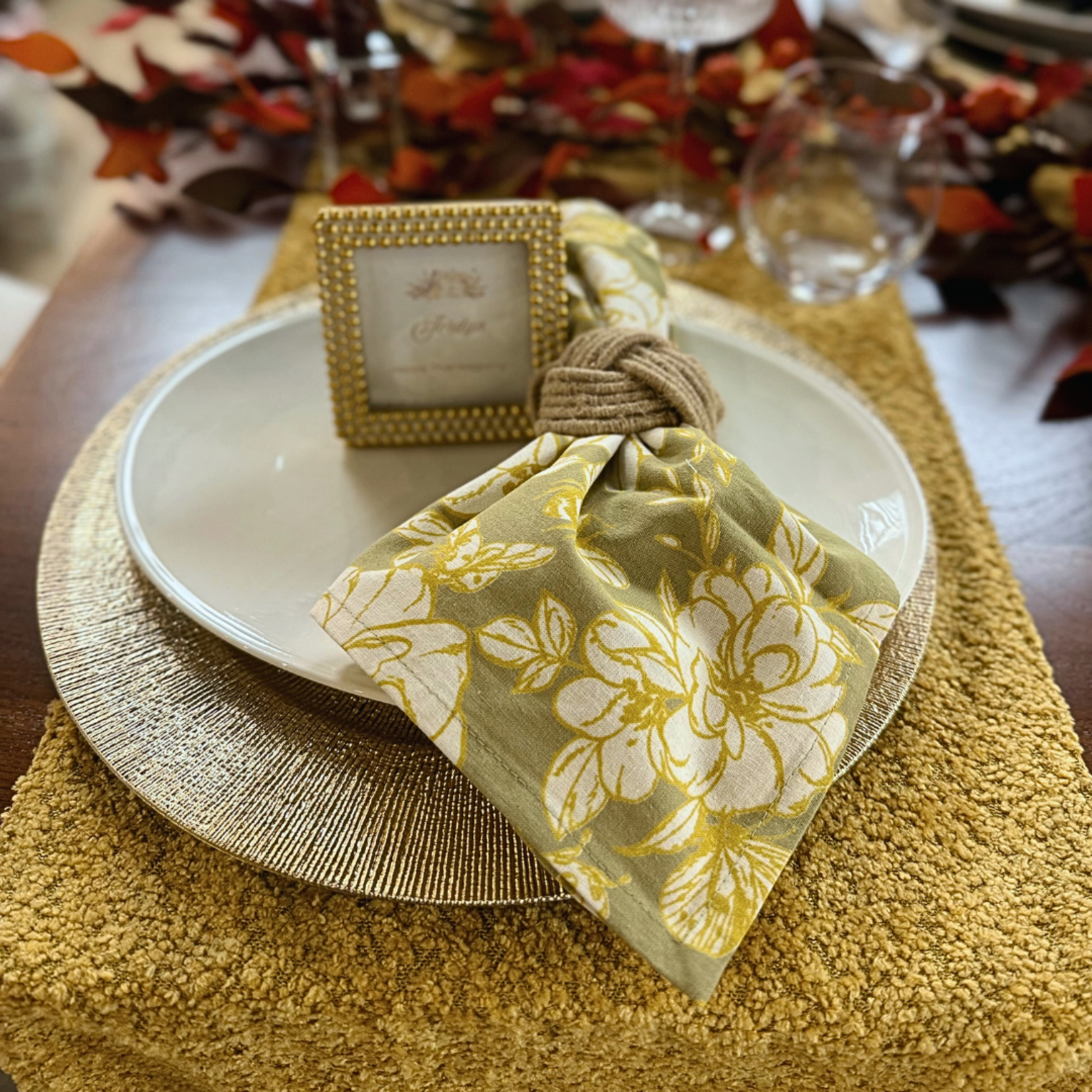 Mahogany Moss, Napkin Set of Four