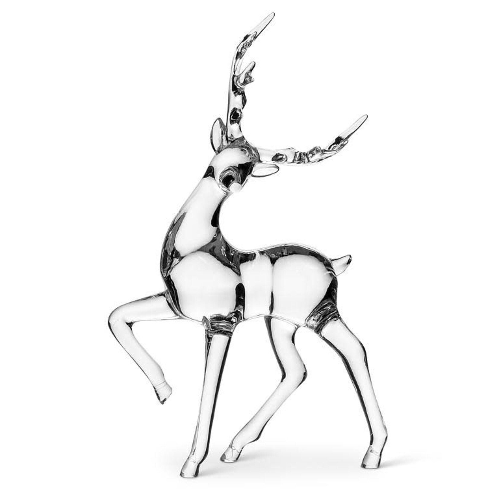 Large Majestic Deer - Clear 12"H