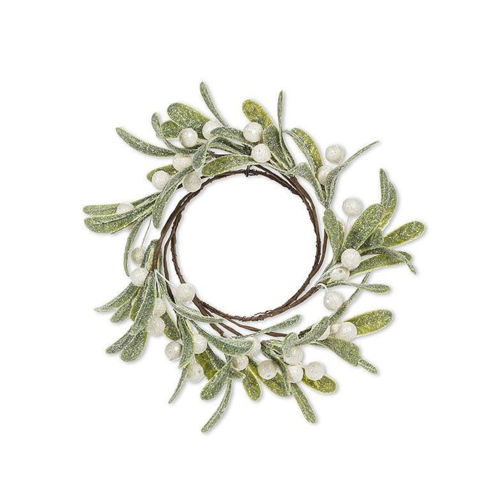 Mistletoe Candle Ring 8"D