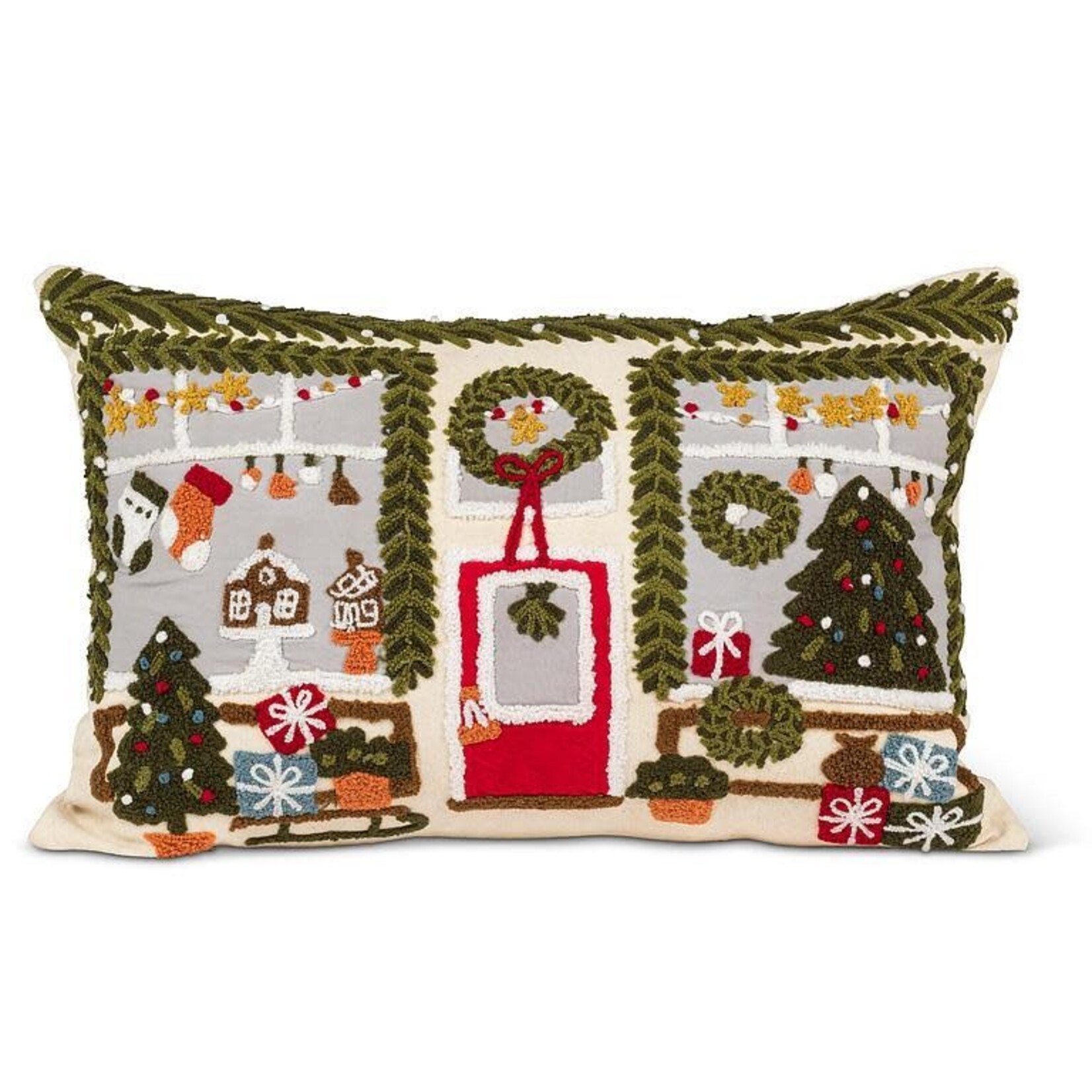 Rectangle Gift Shop Storefront Pillow 12 x 5"