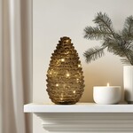Smoke Glass Pinecone LED Light 5x9