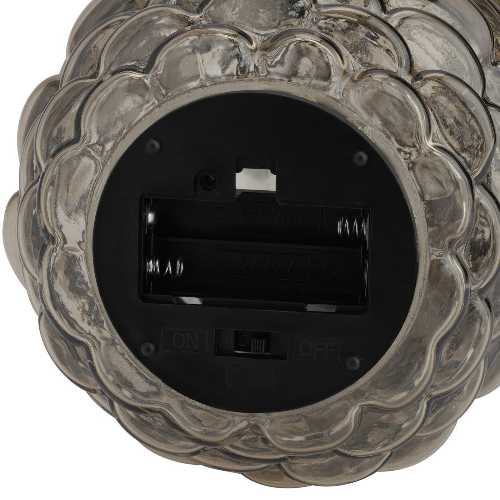 Smoke Glass Pinecone LED Light 5x9