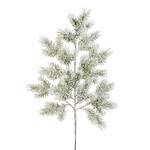 22" Flocked Spruce Spray
