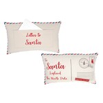 LH CASA DECOR To Santa Postcard/Letters To Santa Cushion