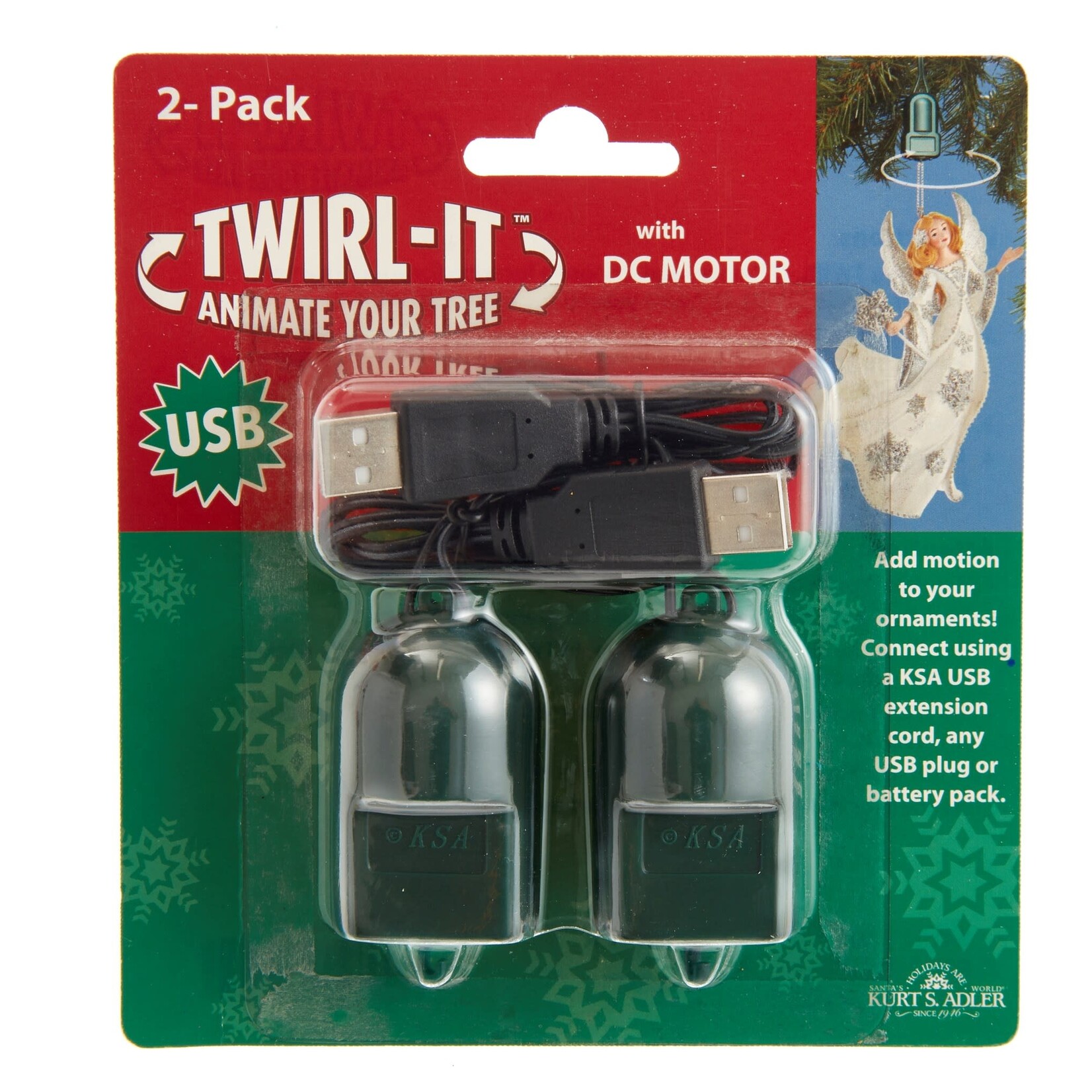 2 PACK TWIRL-IT W/DC MOTOR