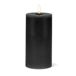 Black LED Pillar Candle 3x6