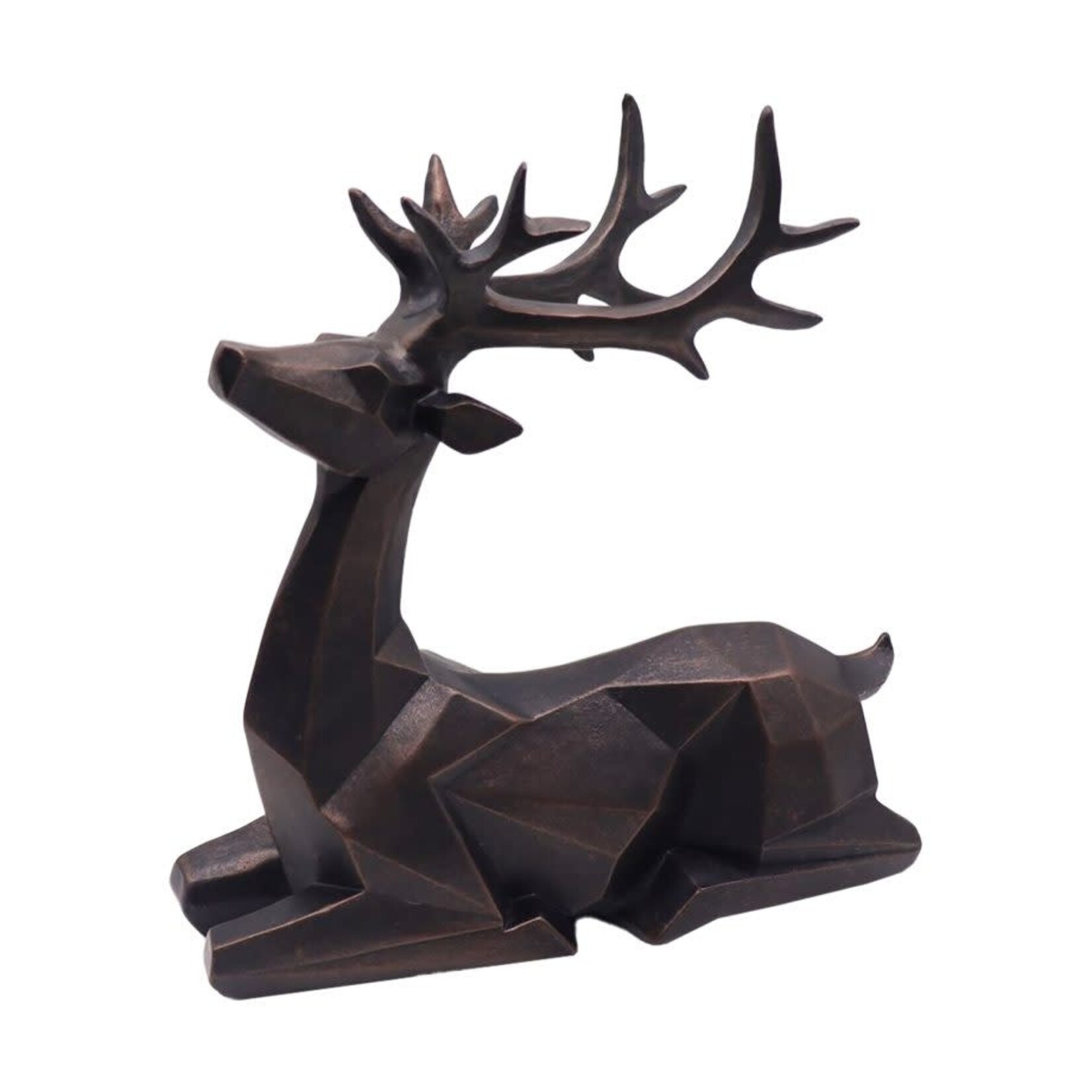 Reindeer Sculpture Sitting 10.5"