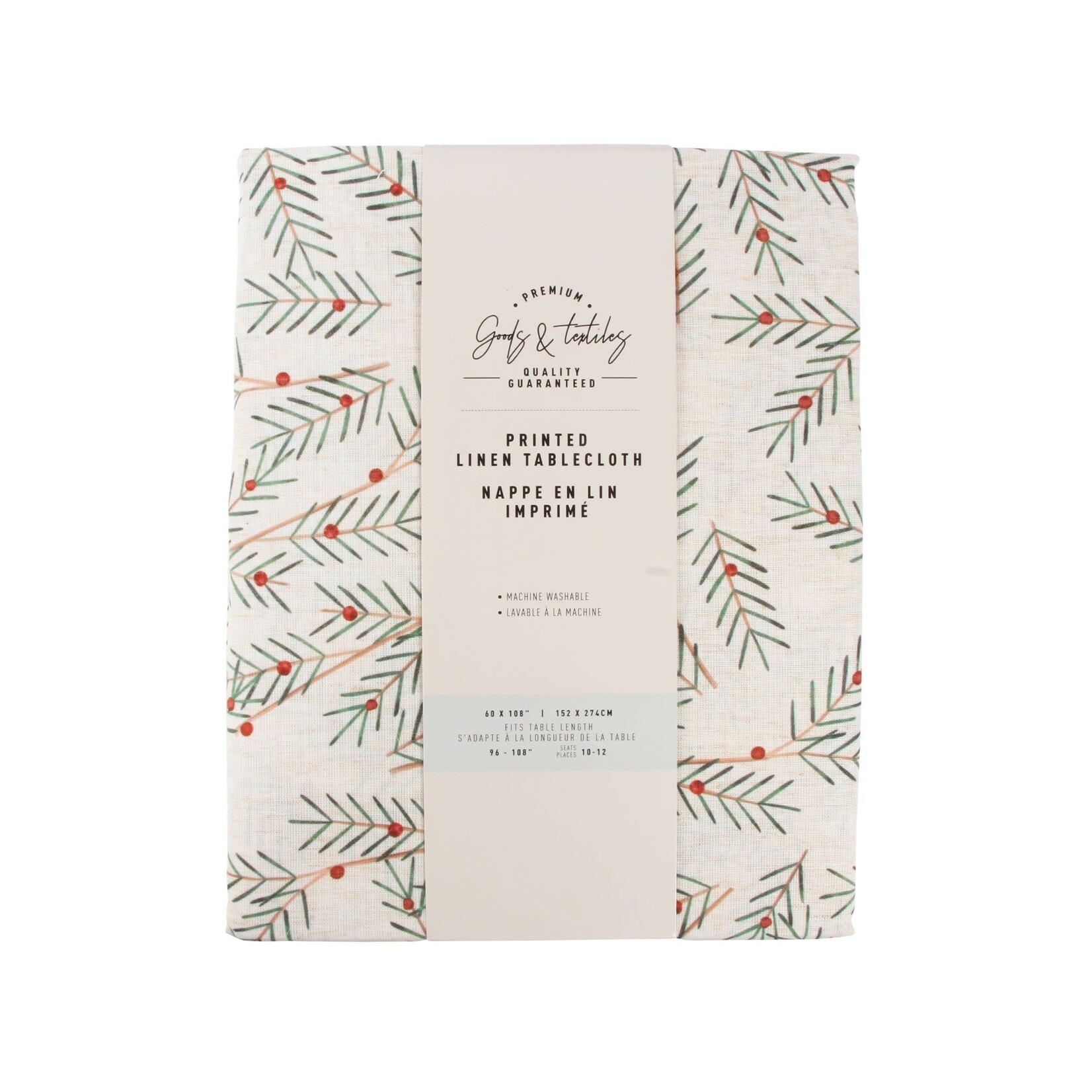 Slim Holly Tablecloth 60 x 120