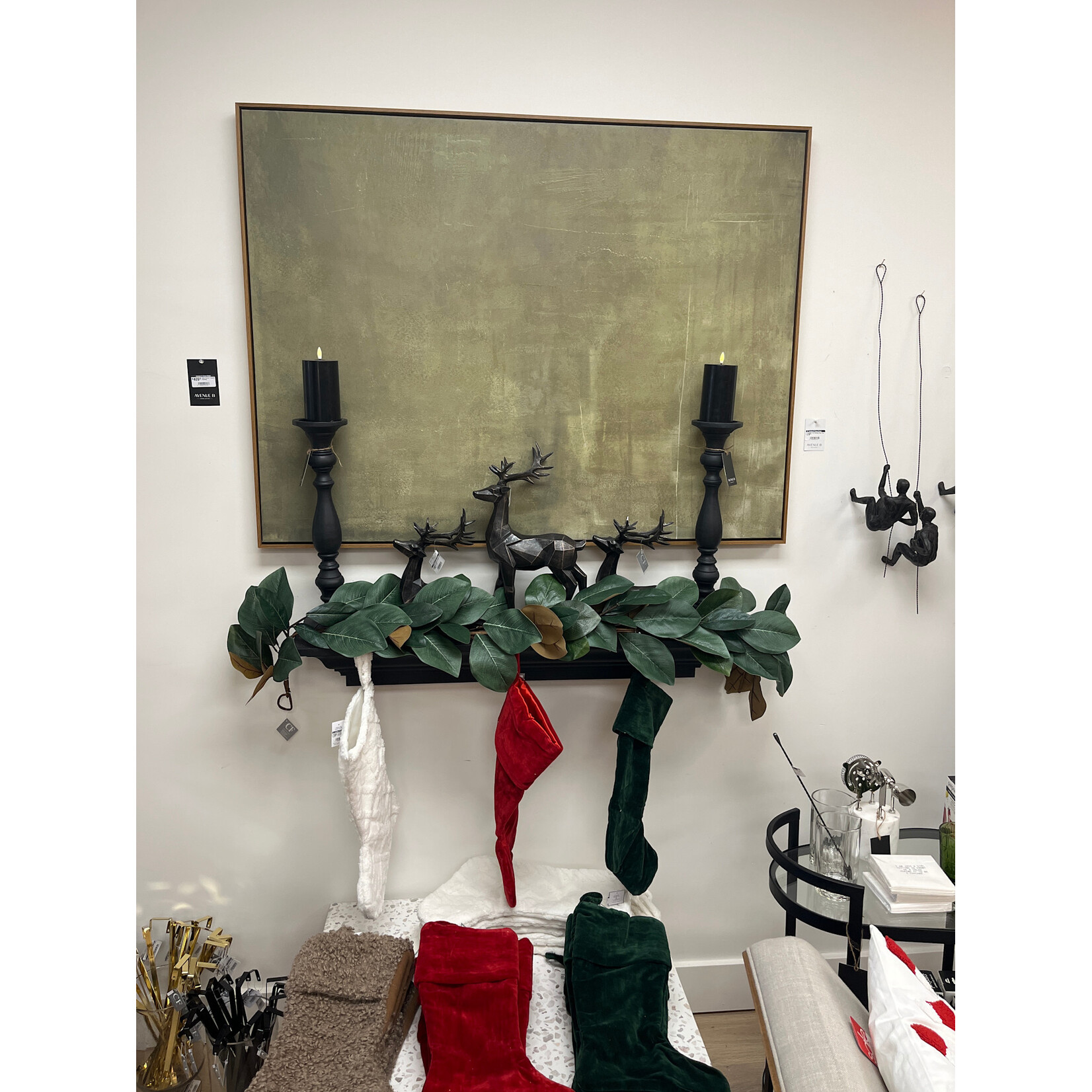 Reindeer Sculpture Standing 17"