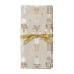 Nutcracker Napkin Set of 4 Metallic