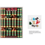 Festive Plaid Christmas Crackers 10 ct