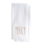 White Merry Slim Terry Towel