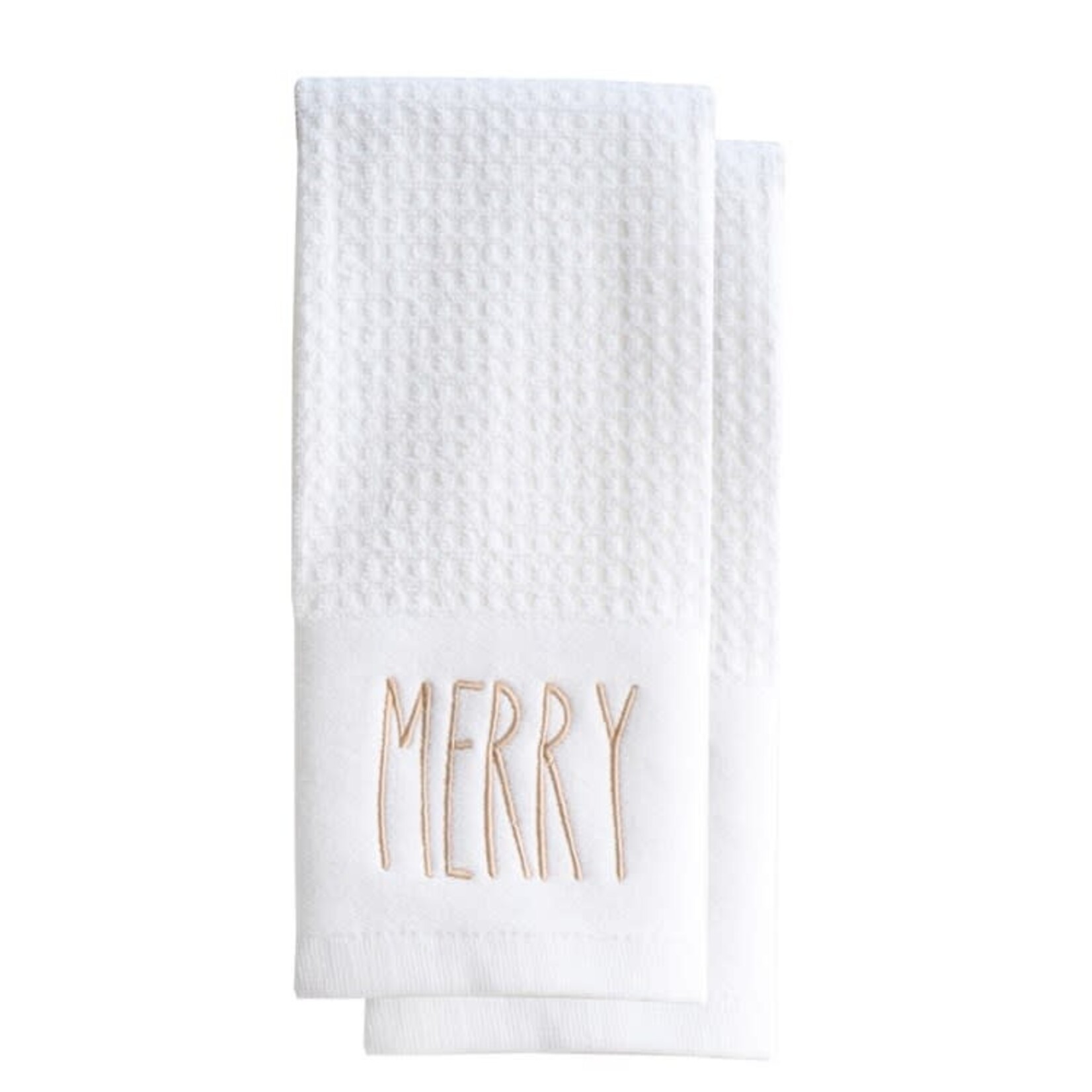 White Merry Slim Terry Towel