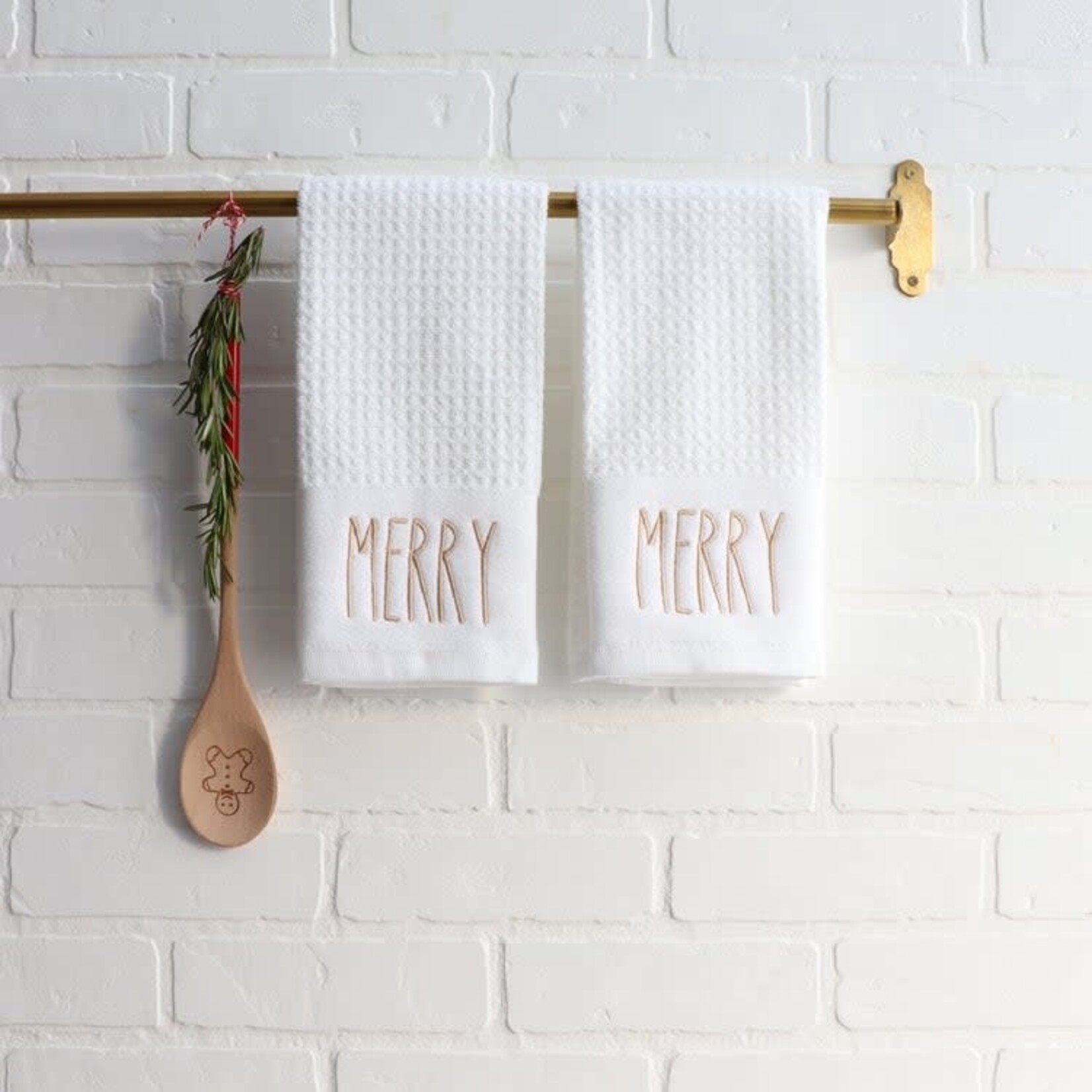 White Merry Slim Terry Towel