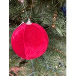 Ball Fabric Velvet 4.5" Burgundy