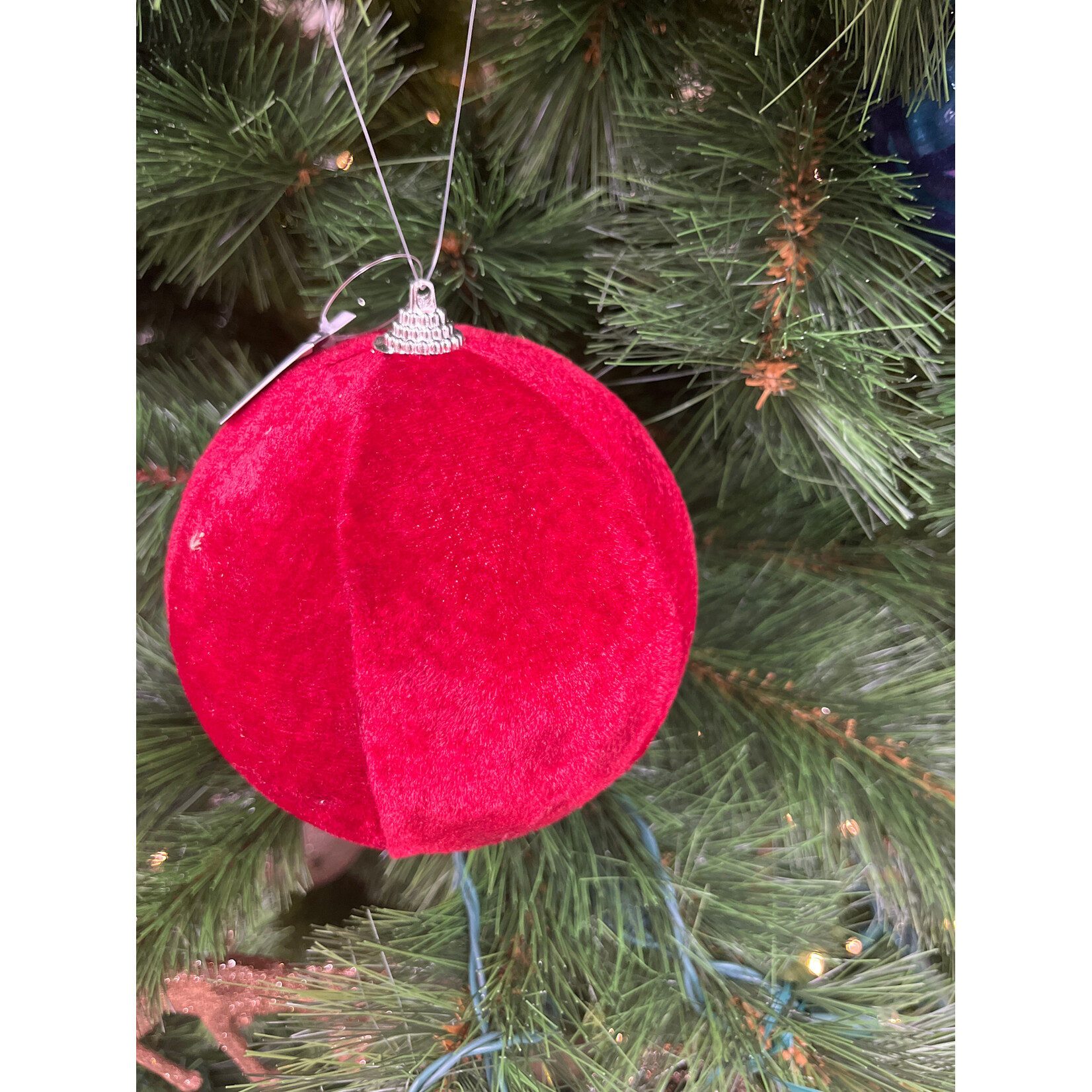 Ball Fabric Velvet 4.5" Burgundy