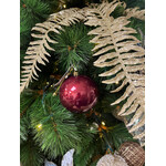 Ball Pearl Burgundy Ornament