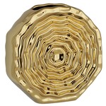 Rosette Bloom Gold Vase