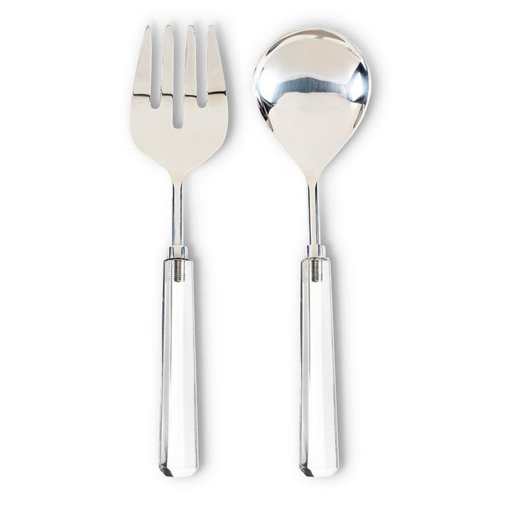 Crystal Look Salad Servers