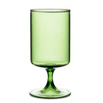 Green Short Stem All Purpose Glass