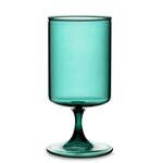 Teal Short Stem All Purpose Glass