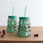 Tree Shaped Drink Ornament - Set of 2