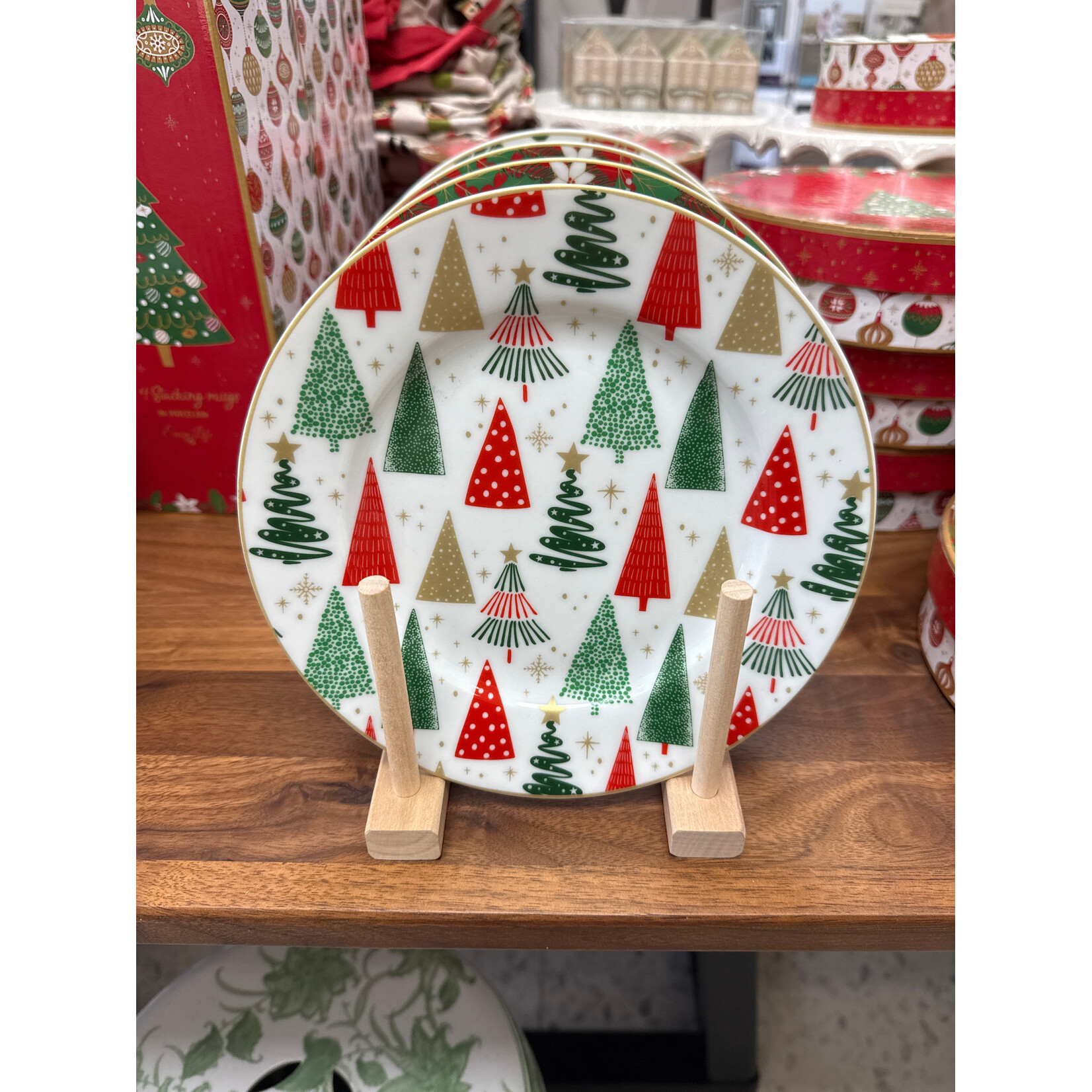 Jingle Bells - Dessert Plates Set of four
