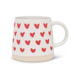 Mug with Red  Hearts