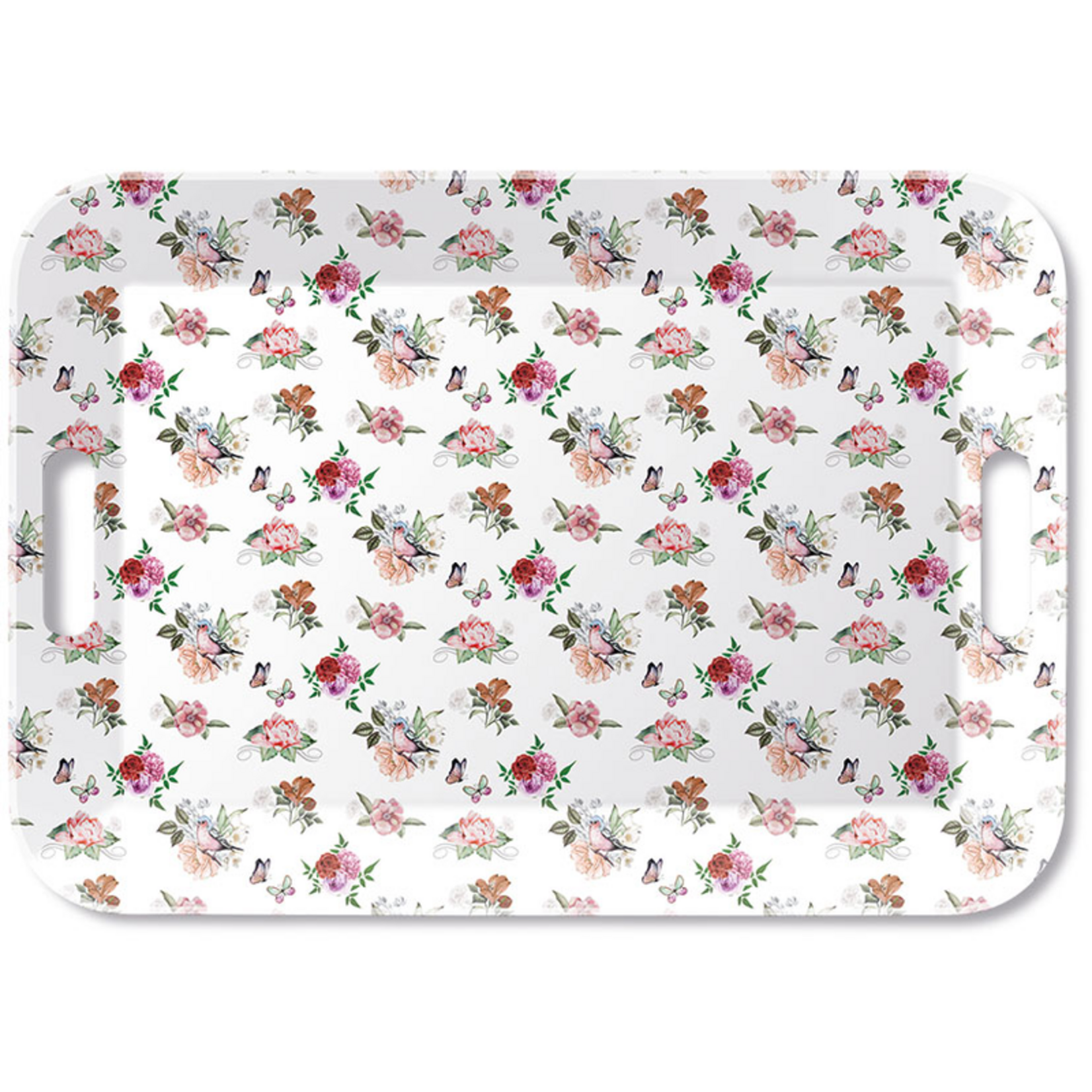 Charlotte White Tray  13  x 18.5"