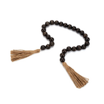 Boho Bead Garland, Black