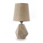Light Brown Geometric Table Lamp