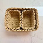 Taupe Woven Storage Box - Set of 3