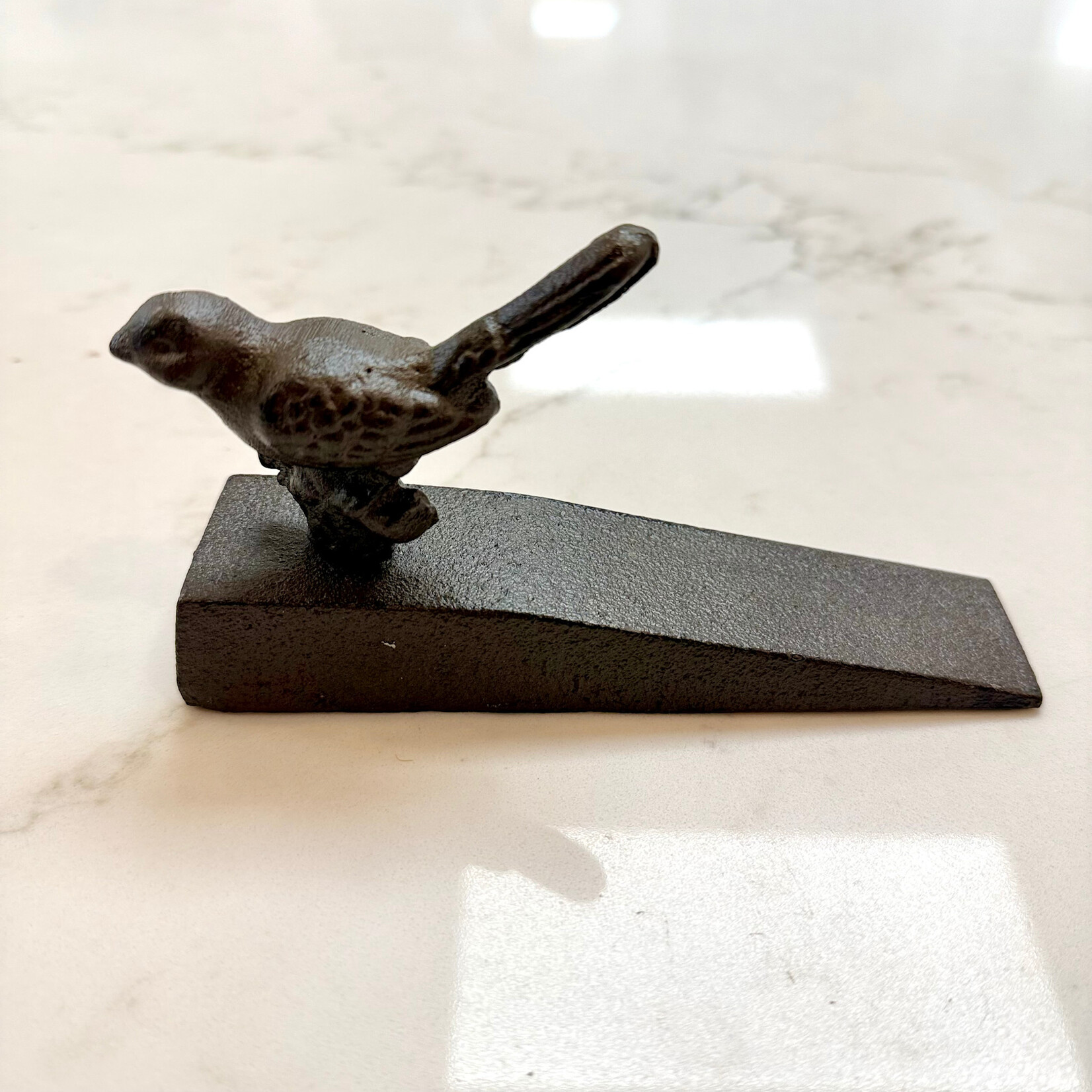 Cast Iron Bird Door Stopper