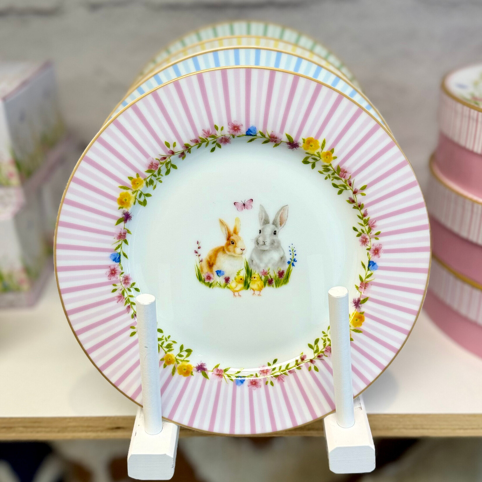 Happy Easter Dessert Plate - Set of 4