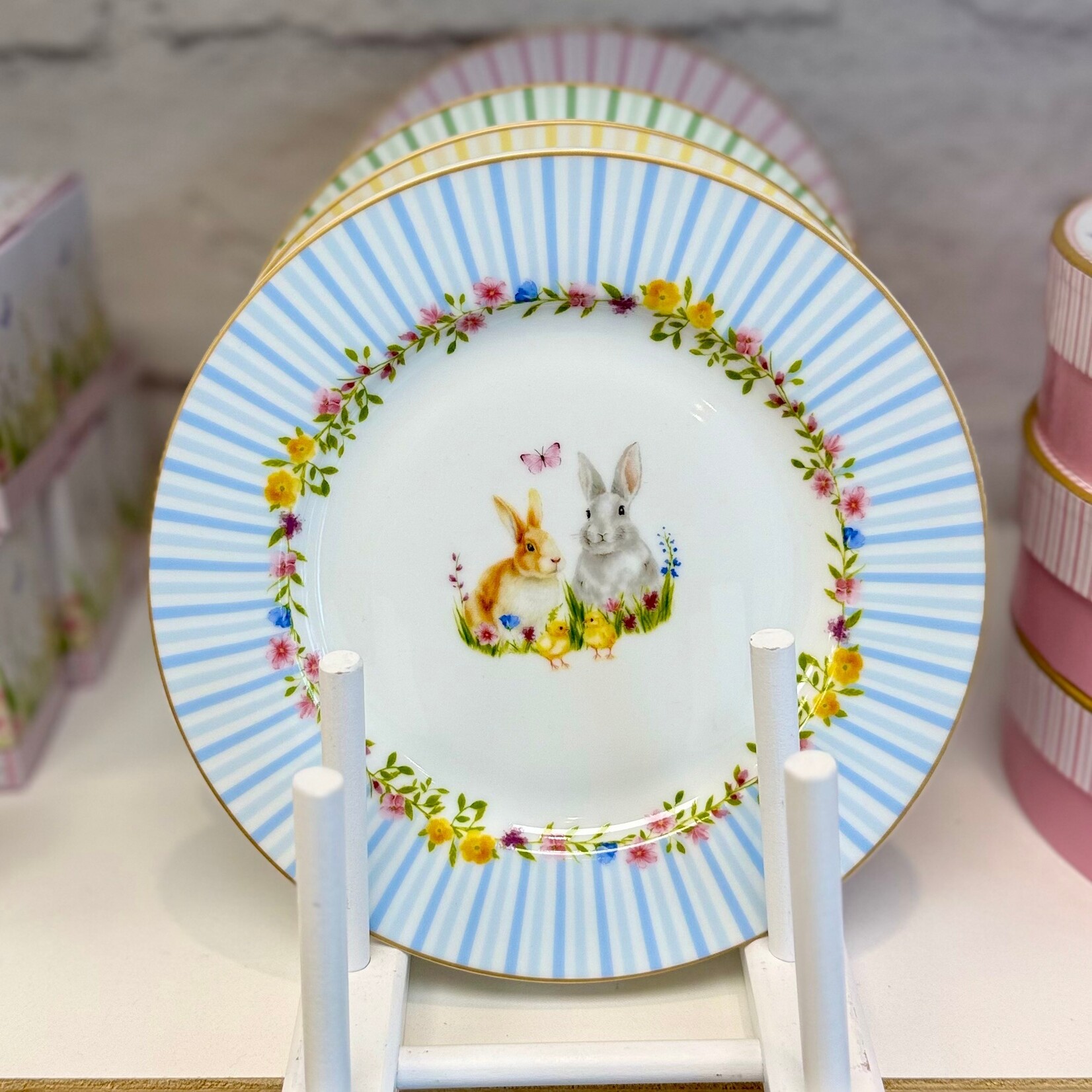 Happy Easter Dessert Plate - Set of 4