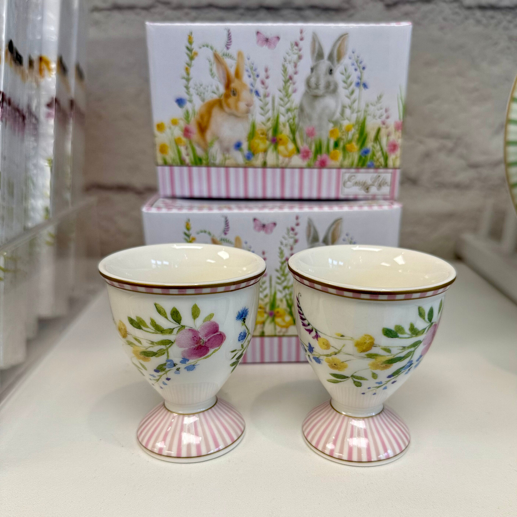 Happy Easter Egg Cups - Set of 2