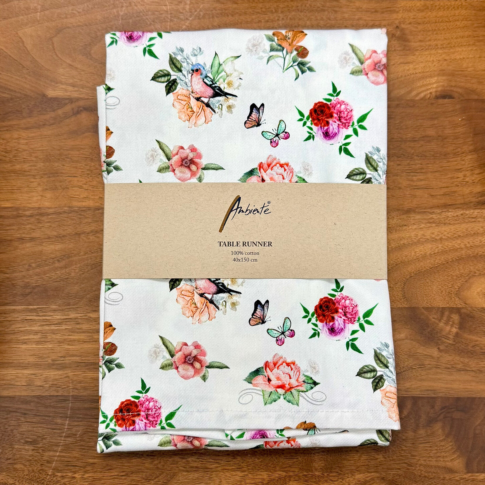 Charlotte White Table Runner 5ft