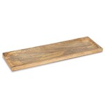 Long Rectangular Mangowood Tray 17.5"L