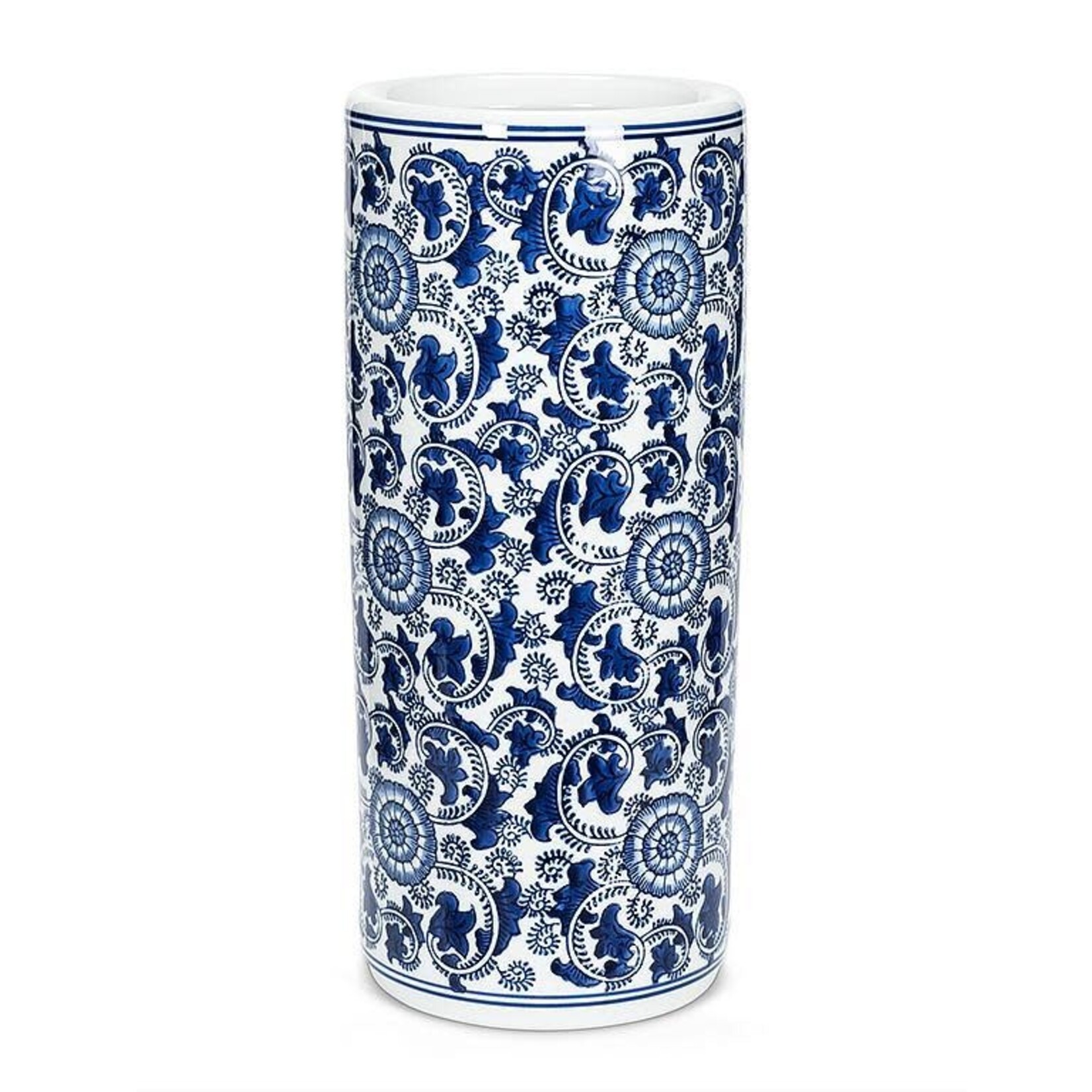 Blue & White Umbrella Stand