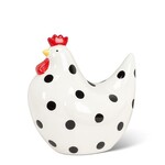 Large Dotted Sitting Chicken