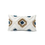 Tufted Beige Diamond Cushion