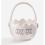 Ceramic Bunny Egg Basket