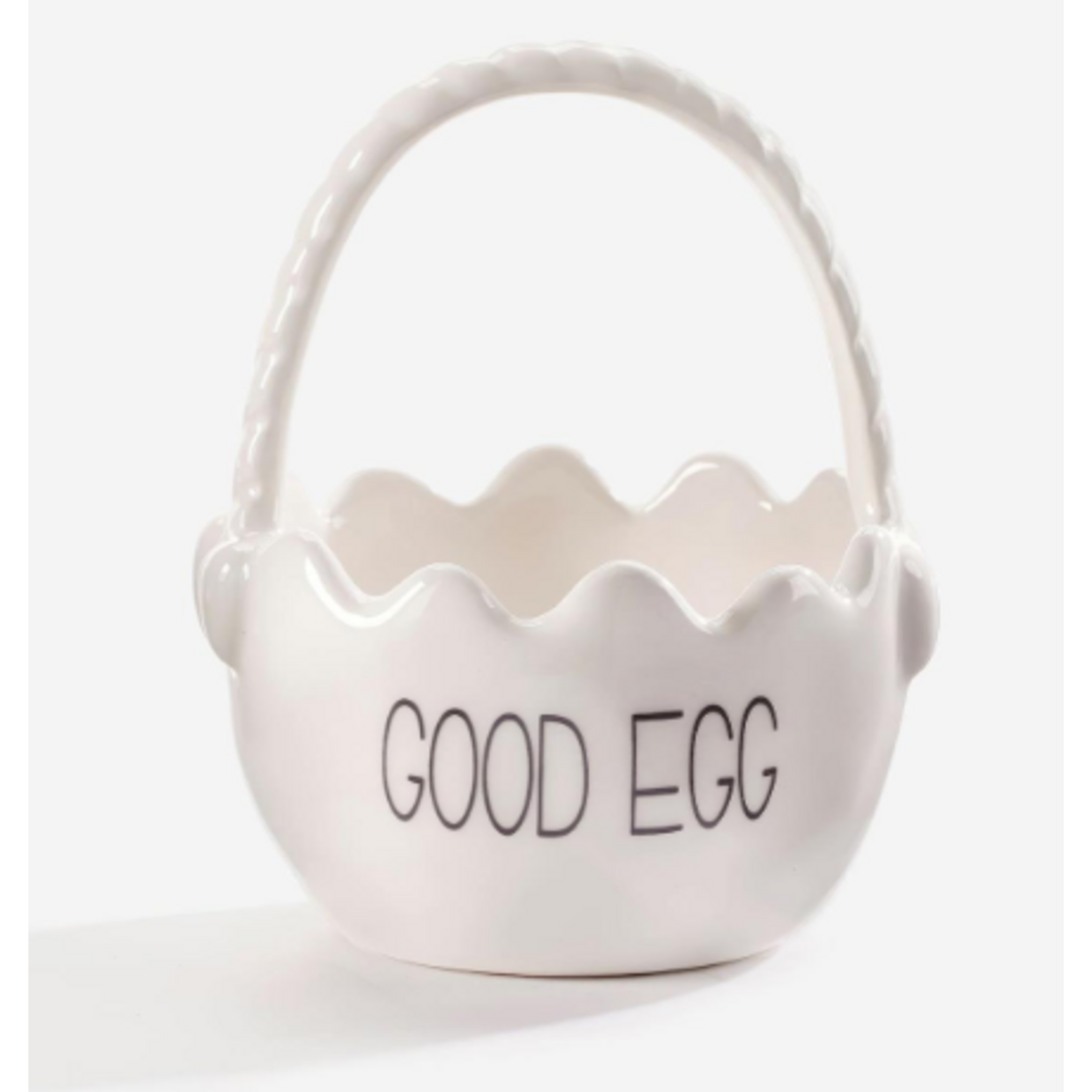Ceramic Bunny Egg Basket
